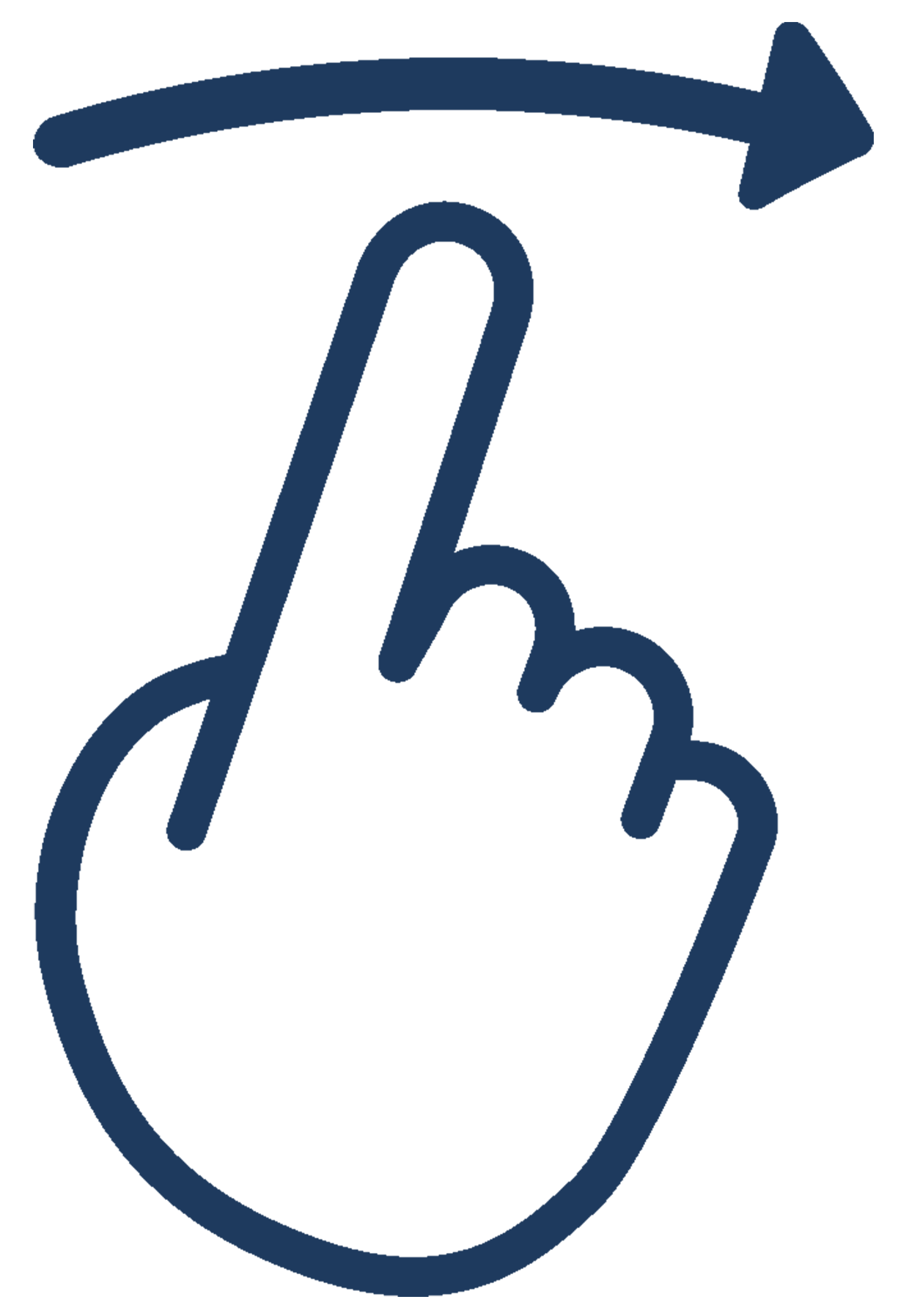 Swipe icoon